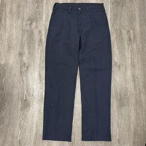 Workrite Pants Mens 32x32 Blue FR Nomex 3A Arc Rating 7 Uniform Firefighter FP52